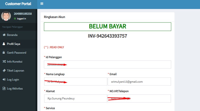 cara bayar ion atau jujung